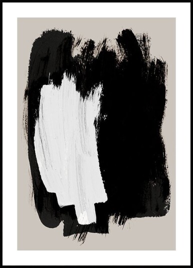 Abstract brush Poster Plakat / 70x100cm