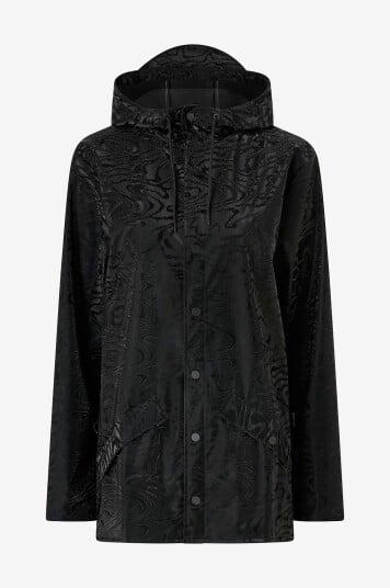 Rains Regnjakke Jacket Svart Rains Regnjakke Jacket Svart