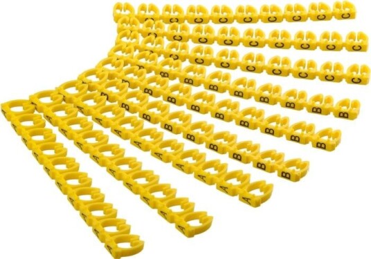 Kabelmerking A-C 90-pk. for kabler opp til 6 mm