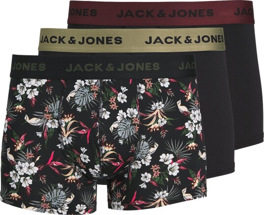 Jack & Jones Jacflower Microfiber 3 Pack Noos Black S