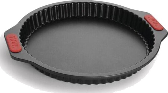 Woll - Bake It kakeform 25x25cm svart/rød Woll - Bake It kakeform 25x25cm svart/rød