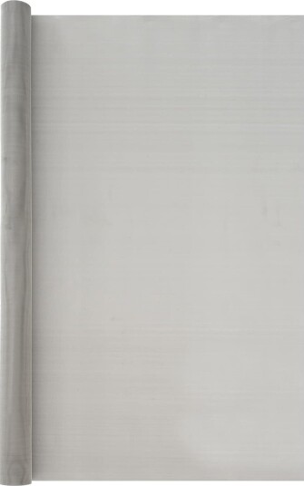 vidaXL Maskeskjerm 100 x 1000 cm 60 Mesh Rustfritt stål 201 Sølv