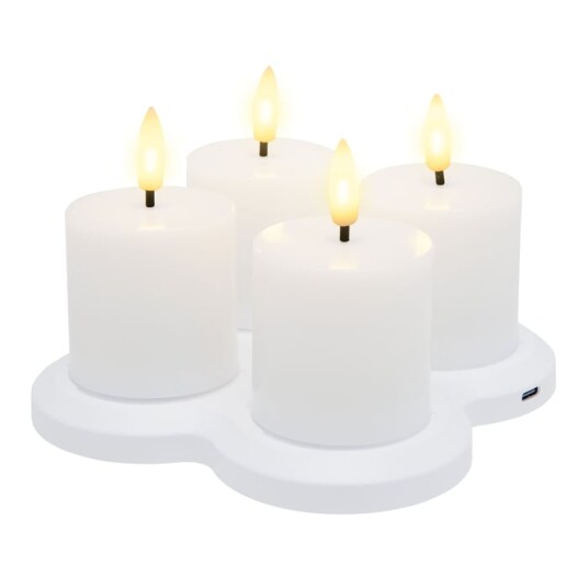 Telys LED oppladbare 4 pk. Telys LED oppladbare 4 pk.