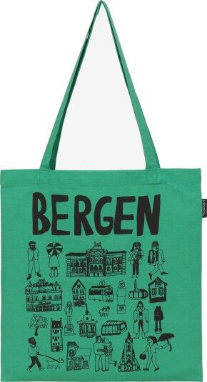 Bokhari Handlenett Anette Moi Bergen grønn Bokhari Handlenett Anette Moi Bergen grønn