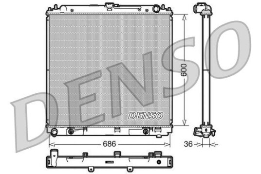 Radiator DENSO DRM46032