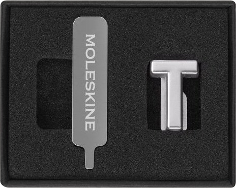 Moleskine Pins T Sølv
