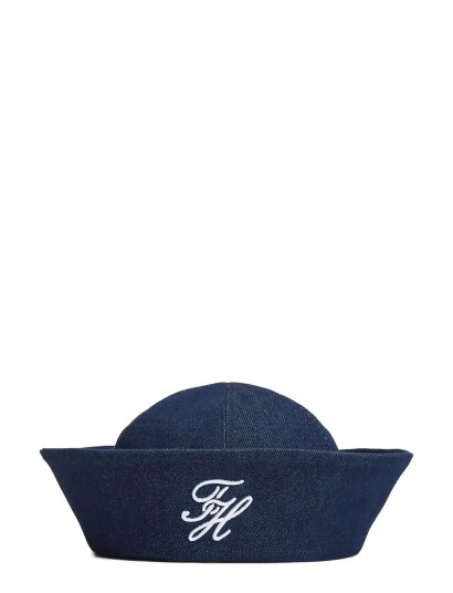 Tommy Hilfiger Th Nautical Script Hat Navy ONE SIZE