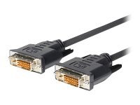 VivoLink Pro - DVI-kabel - DVI-D (hann) til DVI-D (hann) - 2 m - formstøpt, tommelskruer - svart