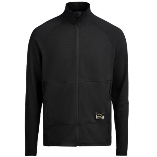 Lundhags M"s Tived Merino Full Zip Black Black L Lundhags M"s Tived Merino Full Zip Black Black L