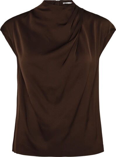 Ahlvar Gallery Lima Silk Top Brown S