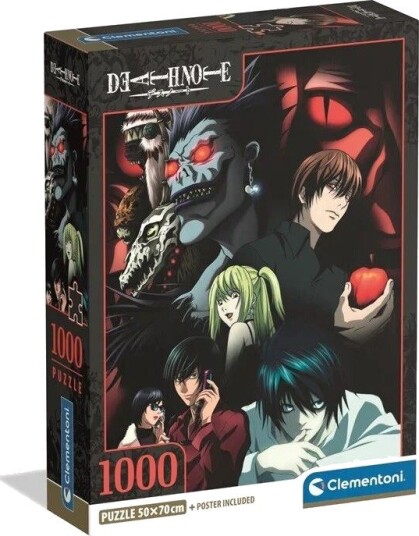 Clementoni Puzzle Death Note 2025 1000 pieces 2D Puslespill