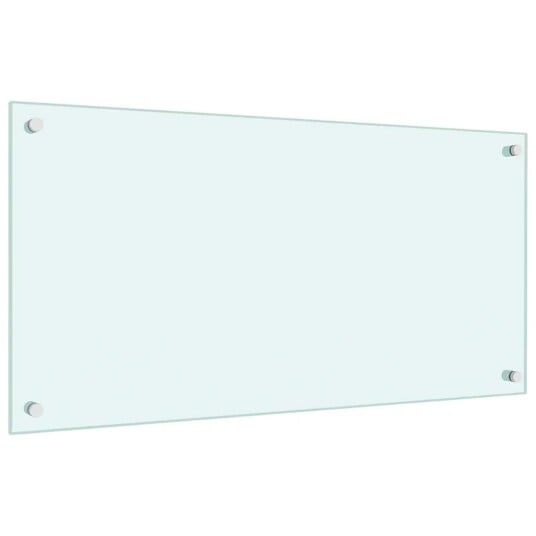 vidaXL Kjøkkenplate hvit 80x40 cm herdet glass vidaXL Kjøkkenplate hvit 80x40 cm herdet glass