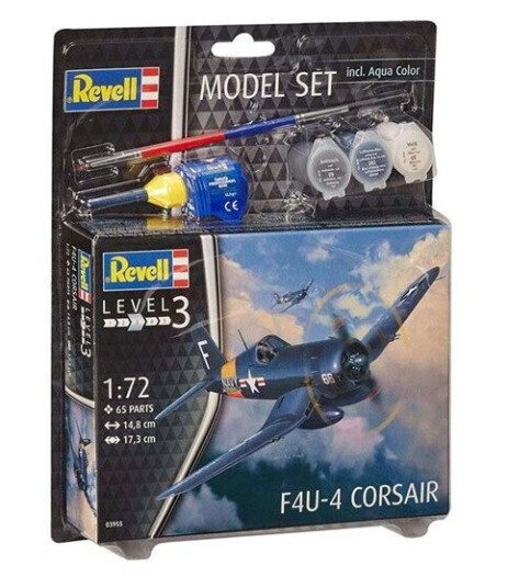 Revell F4U-4 Corsair Modellsett 1:72 for Modellbygging