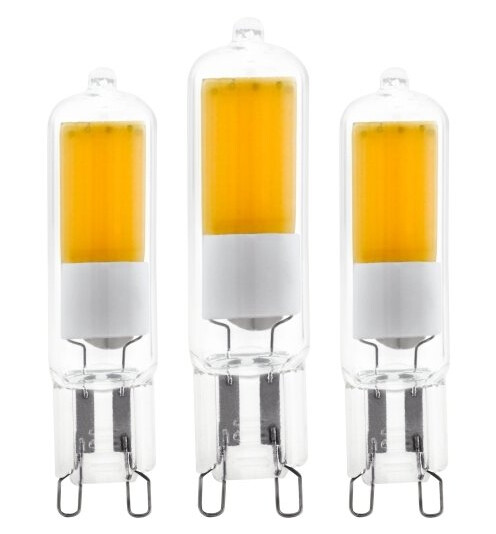 Eglo G9 Led 2W 200Lm 3000K Clear 3 Stk Eglo G9 Led 2W 200Lm 3000K Clear 3 Stk