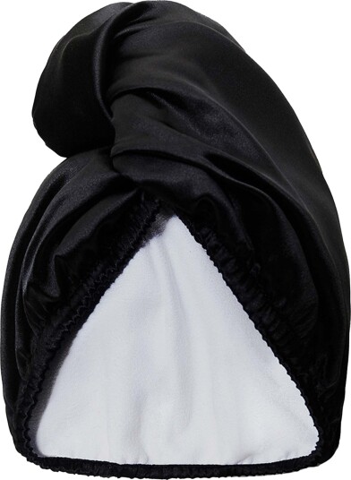 GLOV Double-Sided Satin Hair Towel Wrap Satin Black GLOV Double-Sided Satin Hair Towel Wrap Satin Black