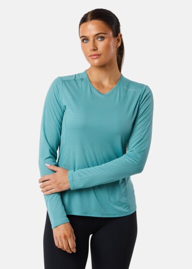 Swedemount Ultra Light Ls Tee W Seaweed Green 48 Løpe T-Shirts