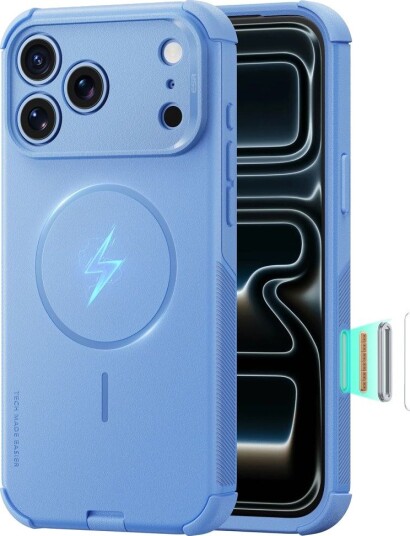 ESR Cyber Tough MagSafe Etui til iPhone 18 Pro Max / 17 Pro Max - Lysblå