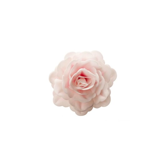 Spiselig Kakepynt Stor Rose Rosa 12,5cm Spiselig Kakepynt Stor Rose Rosa 12,5cm