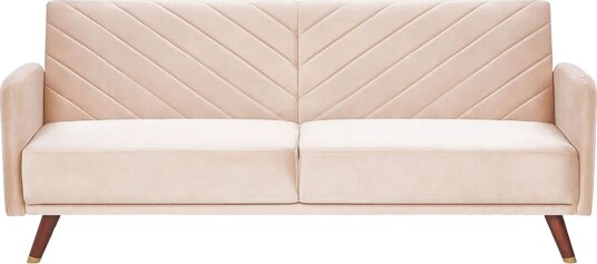 Induja 3 seters Sovesofa Fløyel/Beige