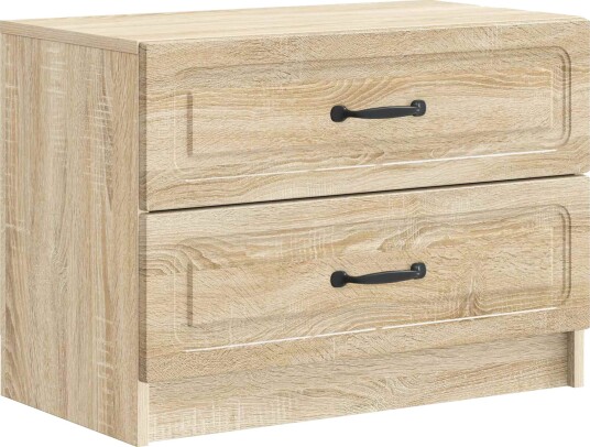  Nattbordskap Sonoma eik 62 x 34,5 x 44,5 cm Konstruert tre