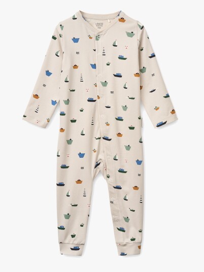 LIEWOOD Birk Pysjamas Jumpsuit Mini sailing/Sandy 62 68