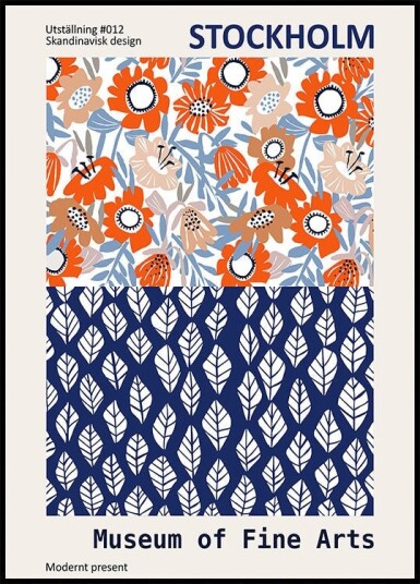 Museum of Fine Arts Stockholm Plakat / 21x30cm