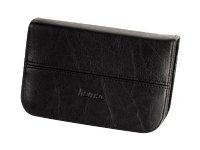 Hama Universal Card Case - Lagringsveske - kapasitet: 4 MultiMediaCards, 4 SmartMedia-kort, 4 Memory Stick-kort, 4 SD-minnekort, 4 kort for CompactFlash, 4 xD-Picture Card - svart