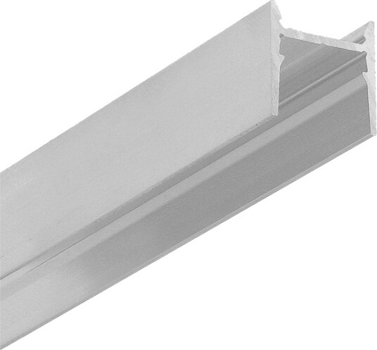 Topmet 2m aluprofil COZY12 C/U1 Ubehandlet aluminium påbygning LED skinne Topmet 2m aluprofil COZY12 C/U1 Ubehandlet aluminium påbygning LED skinne