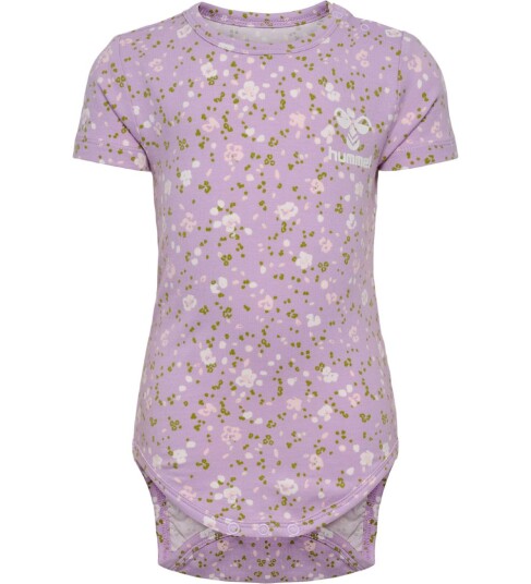 Hummel Glad kortermet body Orchid Bloom Hummel Glad kortermet body Orchid Bloom