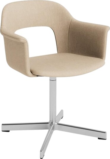 Hay Layout 234 Spisestol med Armlener og Svingbar Metaphor 035/ Aluminium