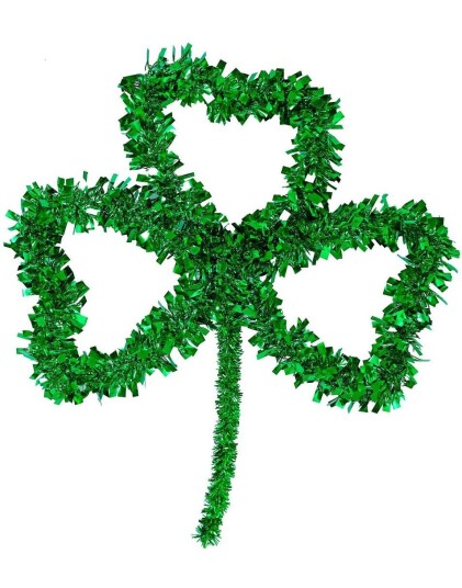 St. Patrick"s Day Shamrock/Trekløver Dekorasjon 29x35 cm