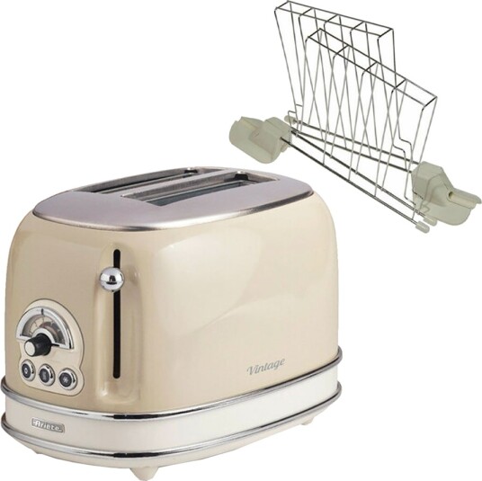 Ariete 155 Vintage Brødrister 2 Skive Beige