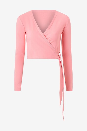Aim'n Topp Shape Seamless Wrap Long Sleeve Rosa