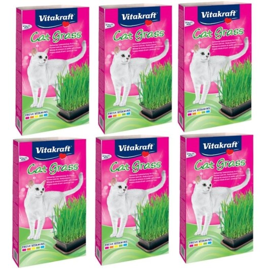 Vitakraft 6 X Cat Grass 120G Vitakraft 6 X Cat Grass 120G