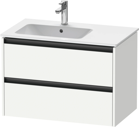 Duravit Ketho.2 Servantskap 2 Skuffer 810x480 mm Venstre Hvit Matt