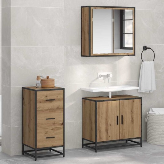 Serviesskap artisan eik 35,5 x 35 x 76 cm Konstruert tre