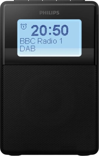 Philips R5100 DAB+/FM Klokkeradio Svart med Vannbeskyttet Kabinett Philips R5100 DAB+/FM Klokkeradio Svart med Vannbeskyttet Kabinett