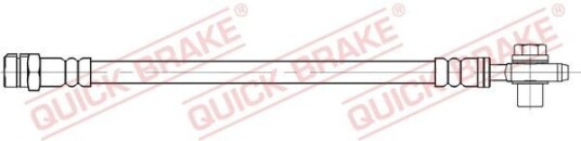 Bremseslange QUICK BRAKE 50.095X Bremseslange QUICK BRAKE 50.095X