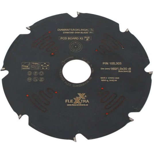 Flexxtra 100303 Diamantsagklinge 160 x 30 mm Maskintilbehør & forbruk