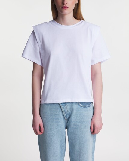 Marant Étoile Dame Topper Hvit L Marant Étoile Dame Topper Hvit L
