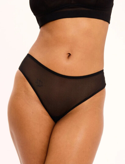 Understatement Underwear Mesh Cheeky Black L