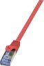 Logilink Rj 45 Cat 6A Sftp Pimf Rød