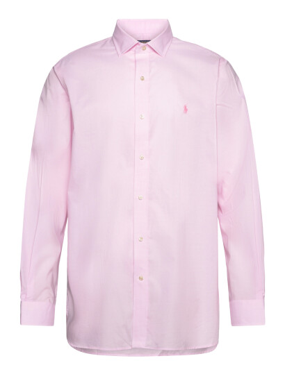 Polo Ralph Lauren Custom Fit Stretch Poplin Shirt   Pink   40 41