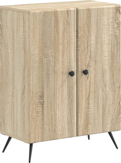 vidaXL Baderom Oppbevaringsskap BREDA Sonoma eik 59,5 x 31 x 80 cm