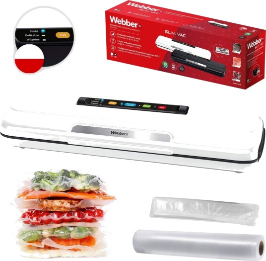 Vakuumpakker 110W – Automatisk, Sous Vide, 10 poser inkludert