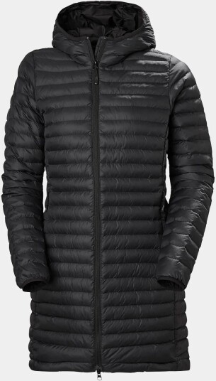 Helly Hansen Dame Sirdal Lang Isolert Jakke Svart S