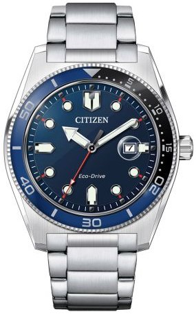 Citizen Herreklokke AW1761 89L Eco Drive Blå/Stål Ø43 mm Citizen Herreklokke AW1761 89L Eco Drive Blå/Stål Ø43 mm