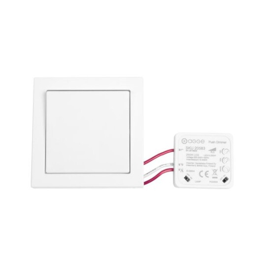 Agge Dimmer Push Dimmer 5 250W Agge Dimmer Push Dimmer 5 250W