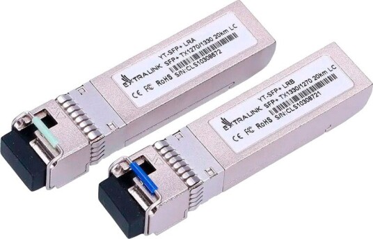 Extralink SFP+ Transceivermodul 10 Gbps SONET SDH WDM LC 2-pk