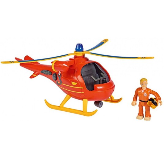 Brannmann Sam Helikopter Wallaby Med Figur